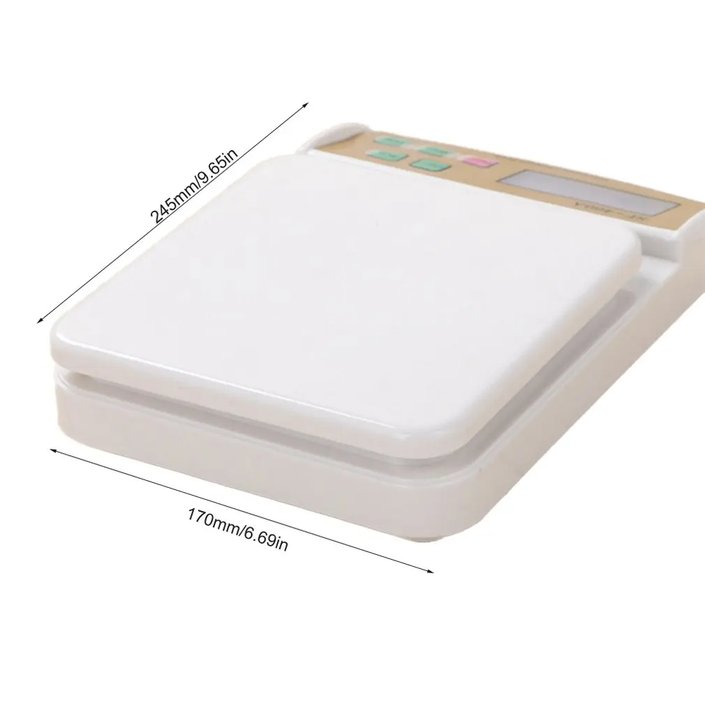 10Kg/1g Kitchen Scale Digital Electronic Kitchen Food Scales Measuring Tool Slim LCD Digital Electronic Weighing Scale
10Kg/1g Kitchen Scale Digital Electronic Kitchen Food Scales Measuring Tool Slim LCD Digital Electronic Weighing Scale