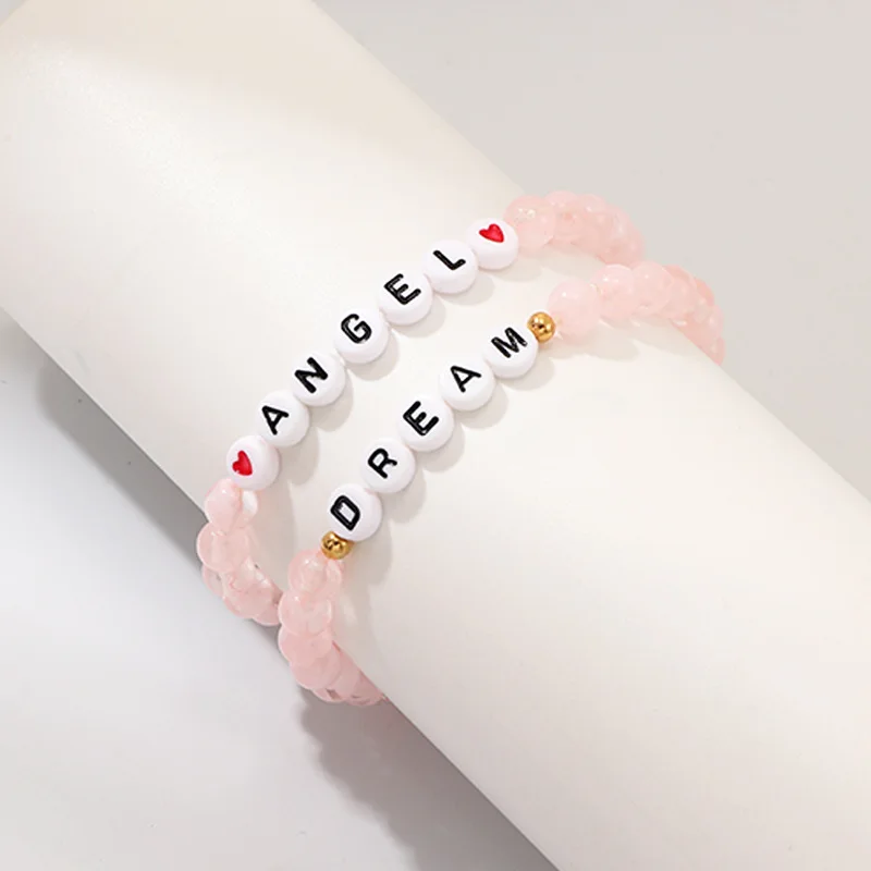 Creative Fashion Bracelet Multicolor Letter Beaded Gold-Plated Ladies Jewelry Bracelet Set For Holiday Gifts
Creative Fashion Bracelet Multicolor Letter Beaded Gold-Plated Ladies Jewelry Bracelet Set For Holiday Gifts