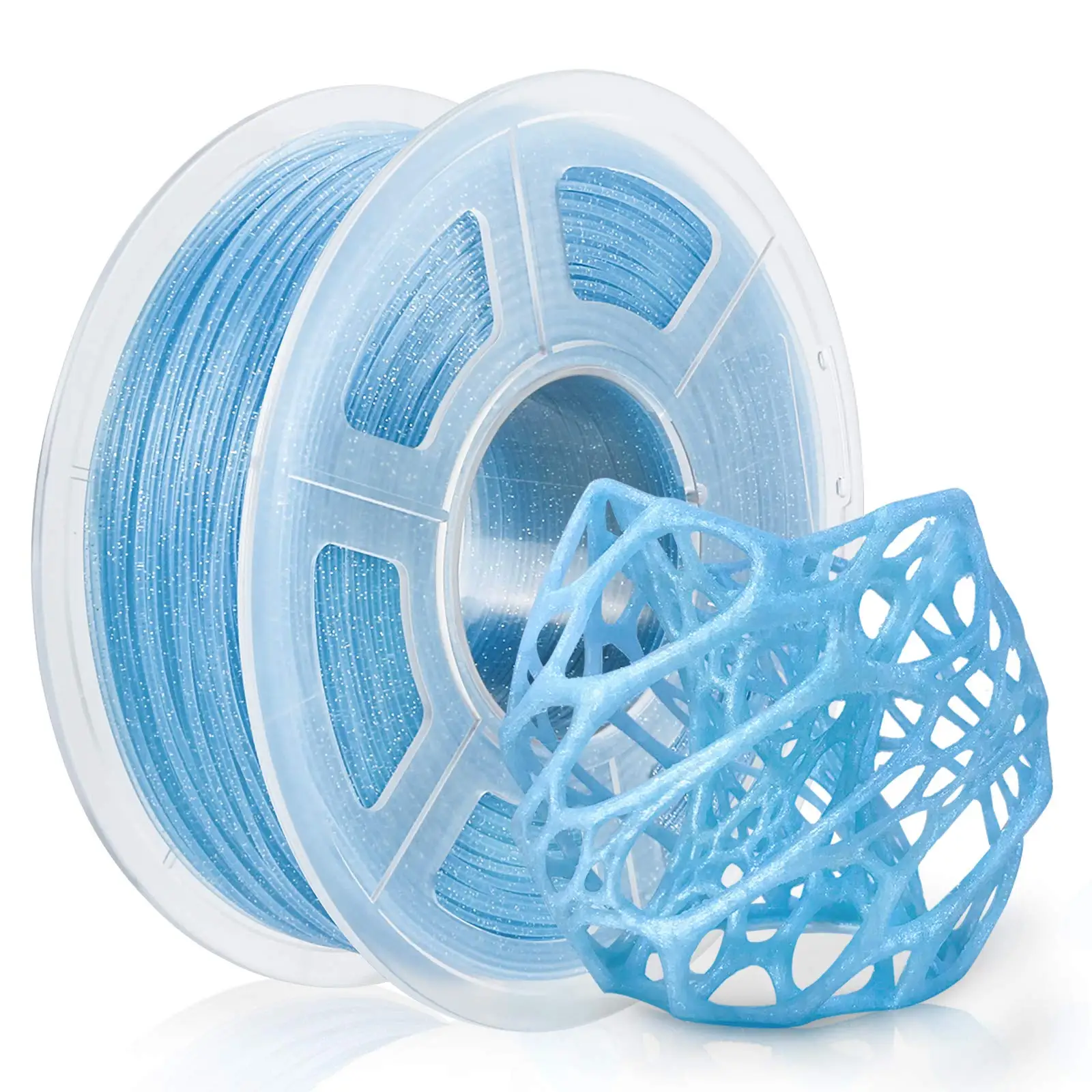 Нить для 3D-принтера Enotepad PLA Sparkle синего и черного цветов, катушка 1,75 мм 1 кг/0,02 фунта с точностью размеров +/-мм
Нить для 3D-принтера Enotepad PLA Sparkle синего и черного цветов, катушка 1,75 мм 1 кг/0,02 фунта с точностью размеров +/-мм
