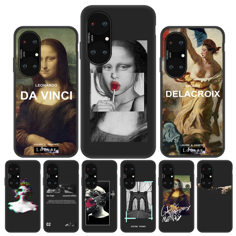 Art painting Case for Huawei P30 Lite Coque Huawei P40 Pro P20 P50 Y9 Prime 2019 P Smart 2021 Z Silicone Monla Lisa Black Cover
Art painting Case for Huawei P30 Lite Coque Huawei P40 Pro P20 P50 Y9 Prime 2019 P Smart 2021 Z Silicone Monla Lisa Black Cover