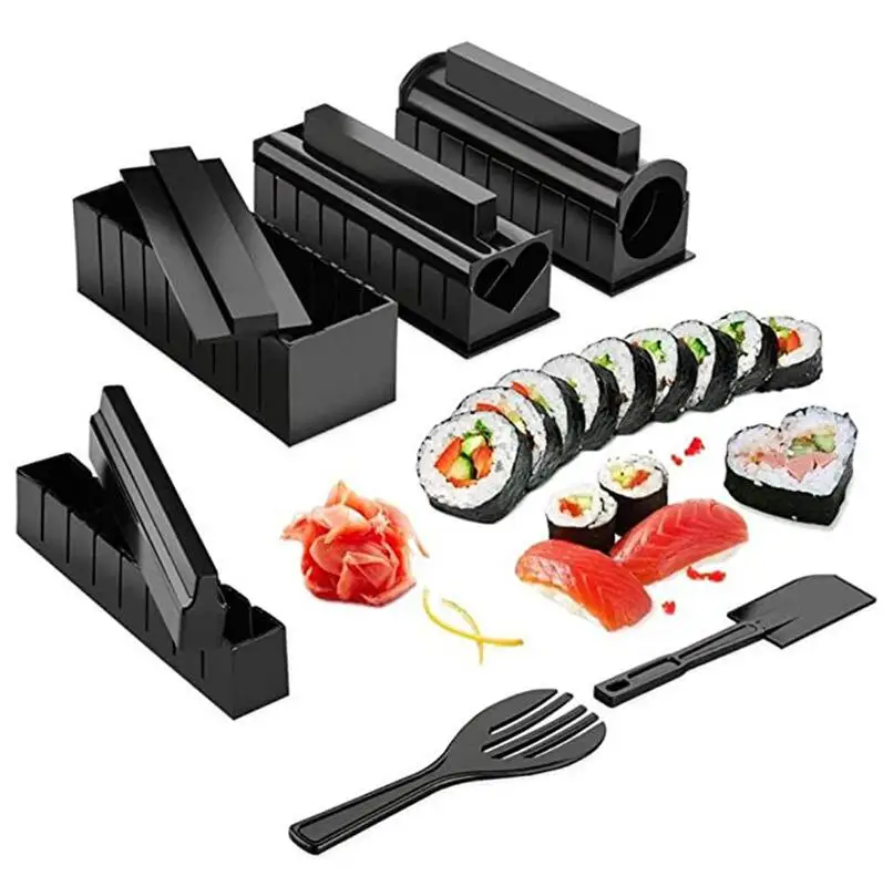 10 Pcs/Set DIY Sushi Making Kit Roll Sushi Maker Rice Roll Mold Kitchen Sushi Tools Japanese Sushi Cooking Tools Kitchen Tools
10 Pcs/Set DIY Sushi Making Kit Roll Sushi Maker Rice Roll Mold Kitchen Sushi Tools Japanese Sushi Cooking Tools Kitchen Tools