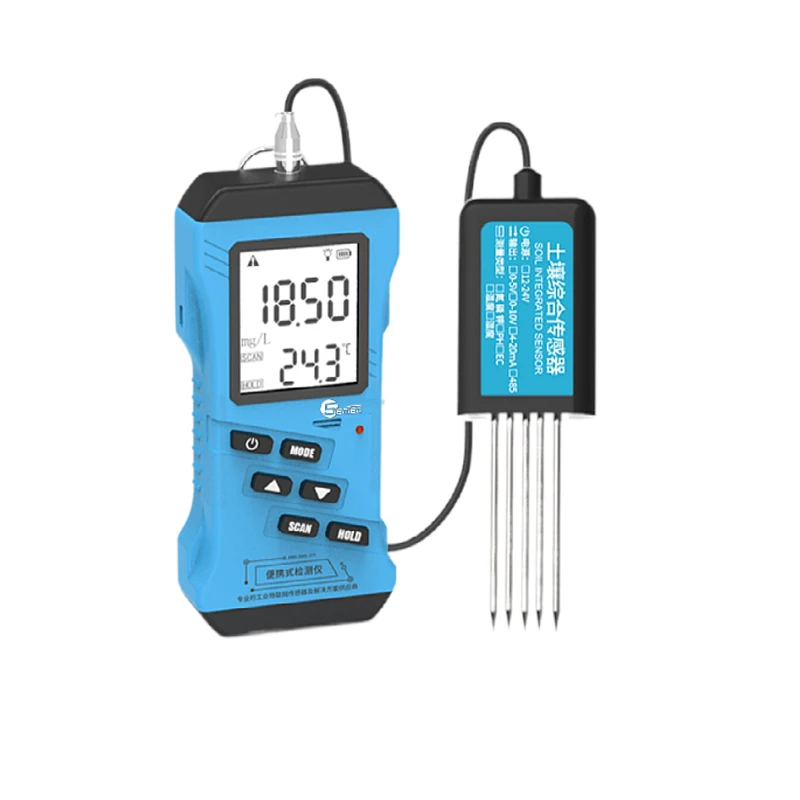 SEM2270 Portable soil moisture temperature detector PH NPK sensor meter analyzer
SEM2270 Portable soil moisture temperature detector PH NPK sensor meter analyzer