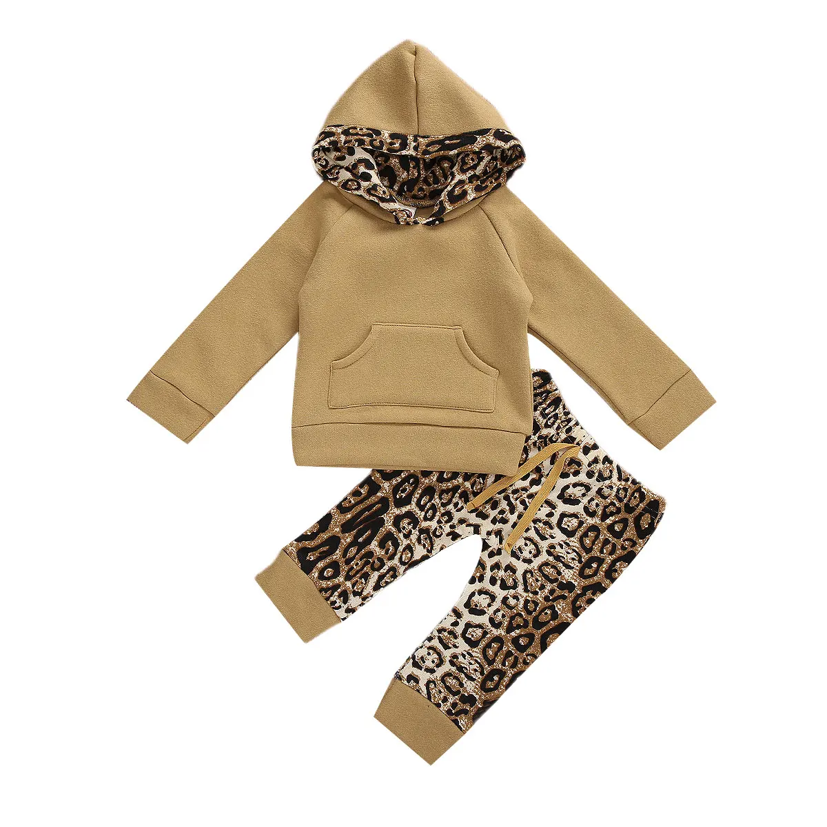 2020 Fall Newborn Baby Girls Clothing Set Toddler Long Sleeve Leopard Print Plus Fleece Hooded Pullover + Drawstring Pants 0-24M
2020 Fall Newborn Baby Girls Clothing Set Toddler Long Sleeve Leopard Print Plus Fleece Hooded Pullover + Drawstring Pants 0-24M