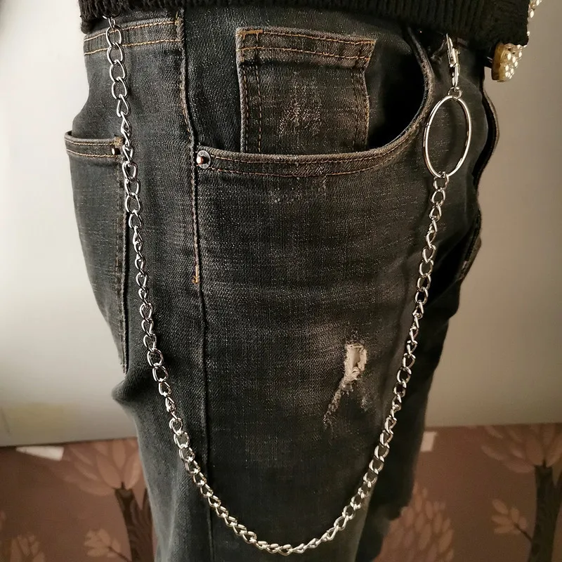 Металлическая цепочка для джинсов в стиле хип-хоп рок | Аксессуары одежды