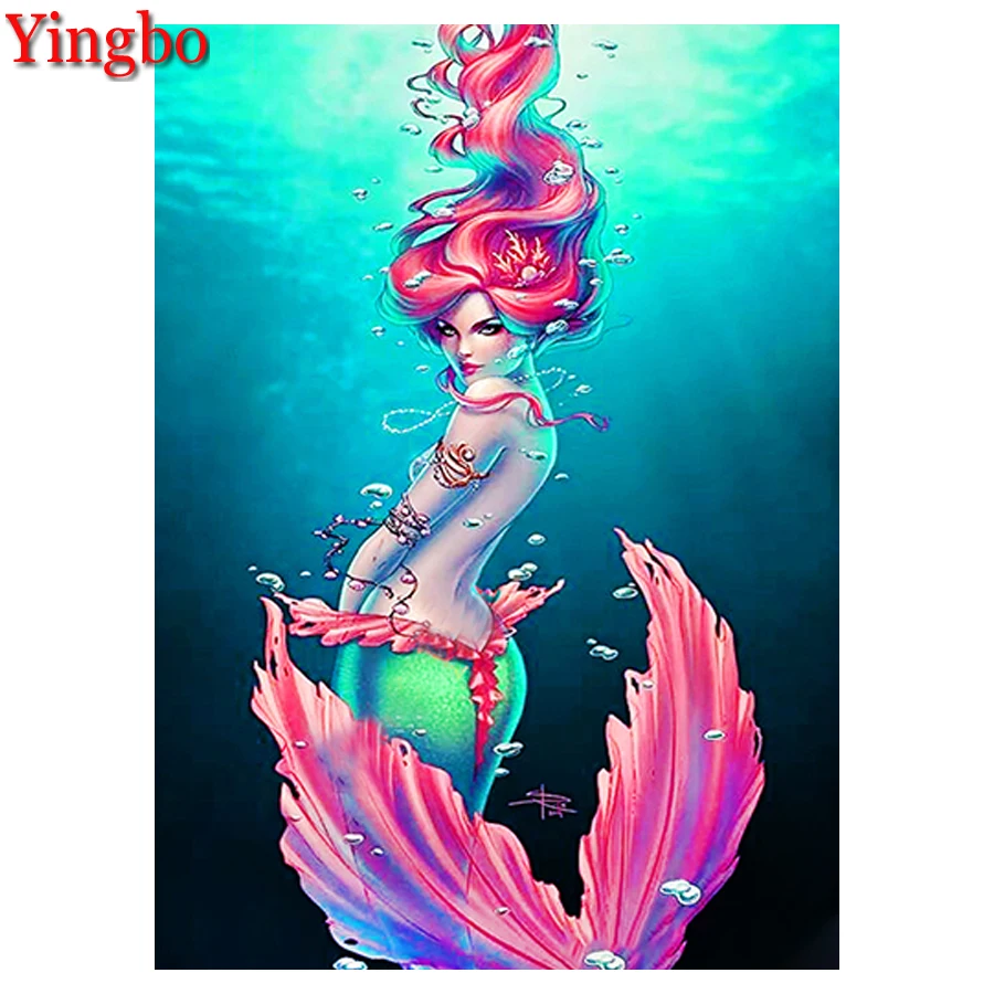 diy 5d Diamond mosaic Deep Sea Mermaid diamond painting cross stitch needlework 3d diamond embroidery full Square round drill
diy 5d Diamond mosaic Deep Sea Mermaid diamond painting cross stitch needlework 3d diamond embroidery full Square round drill