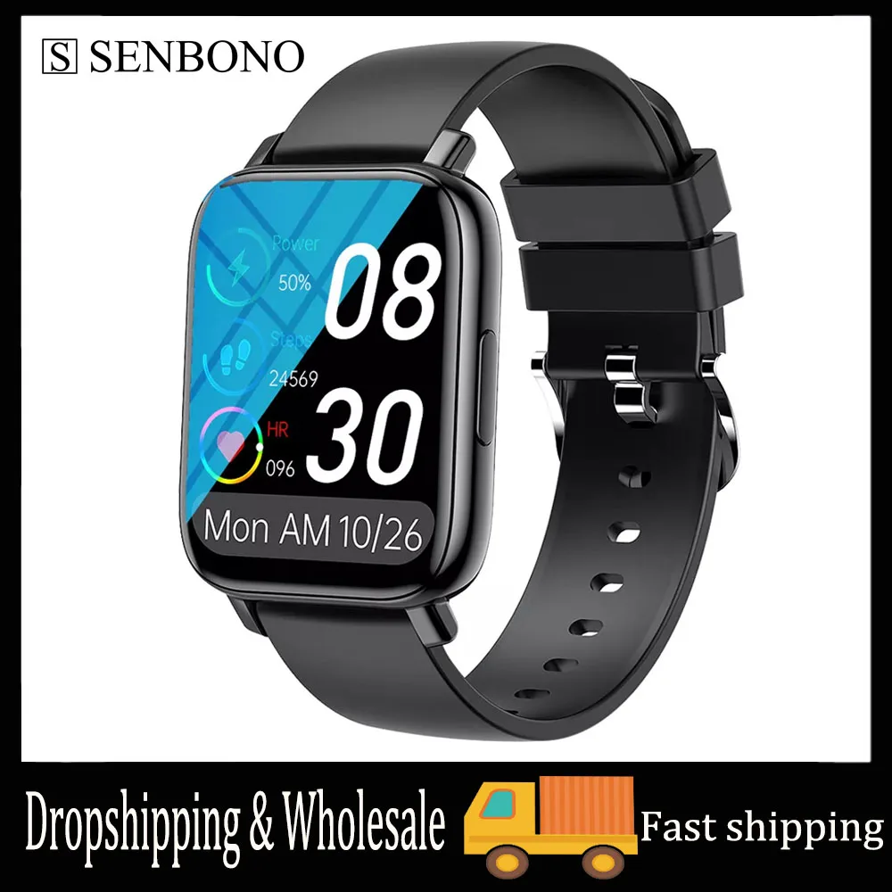 SENBONO HD Screen Smart Watch Women Men Fashion 24-Hour Heart Rate Monitor Blood Pressure Smart Clock SmartWatch For Android IOS
SENBONO HD Screen Smart Watch Women Men Fashion 24-Hour Heart Rate Monitor Blood Pressure Smart Clock SmartWatch For Android IOS