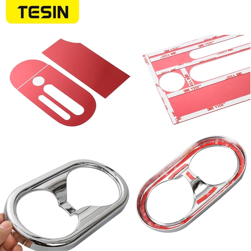 TESIN Car Gear Shift Knob Panel Cup Holder Trim Cover Stickers for Jeep Wrangler JK 2007-2010 Ca Interior Decoration Accessories
TESIN Car Gear Shift Knob Panel Cup Holder Trim Cover Stickers for Jeep Wrangler JK 2007-2010 Ca Interior Decoration Accessories