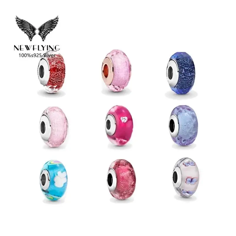 100% 925 Sterling Silver amulet pan glass beads women's fashion authentic fashion DIY jewelry Christmas gift 
100% 925 Sterling Silver amulet pan glass beads women's fashion authentic fashion DIY jewelry Christmas gift