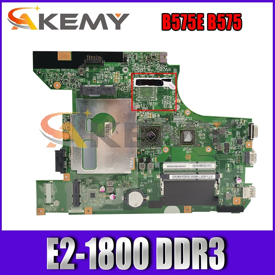 Akemy LB575B MB 11314-1 48.4VV01.001 аккумулятор большой емкости для B575E B575 Материнская плата ноутбука Процессор E2-1800 DDR3 100% Тесты
Akemy LB575B MB 11314-1 48.4VV01.001 аккумулятор большой емкости для B575E B575 Материнская плата ноутбука Процессор E2-1800 DDR3 100% Тесты