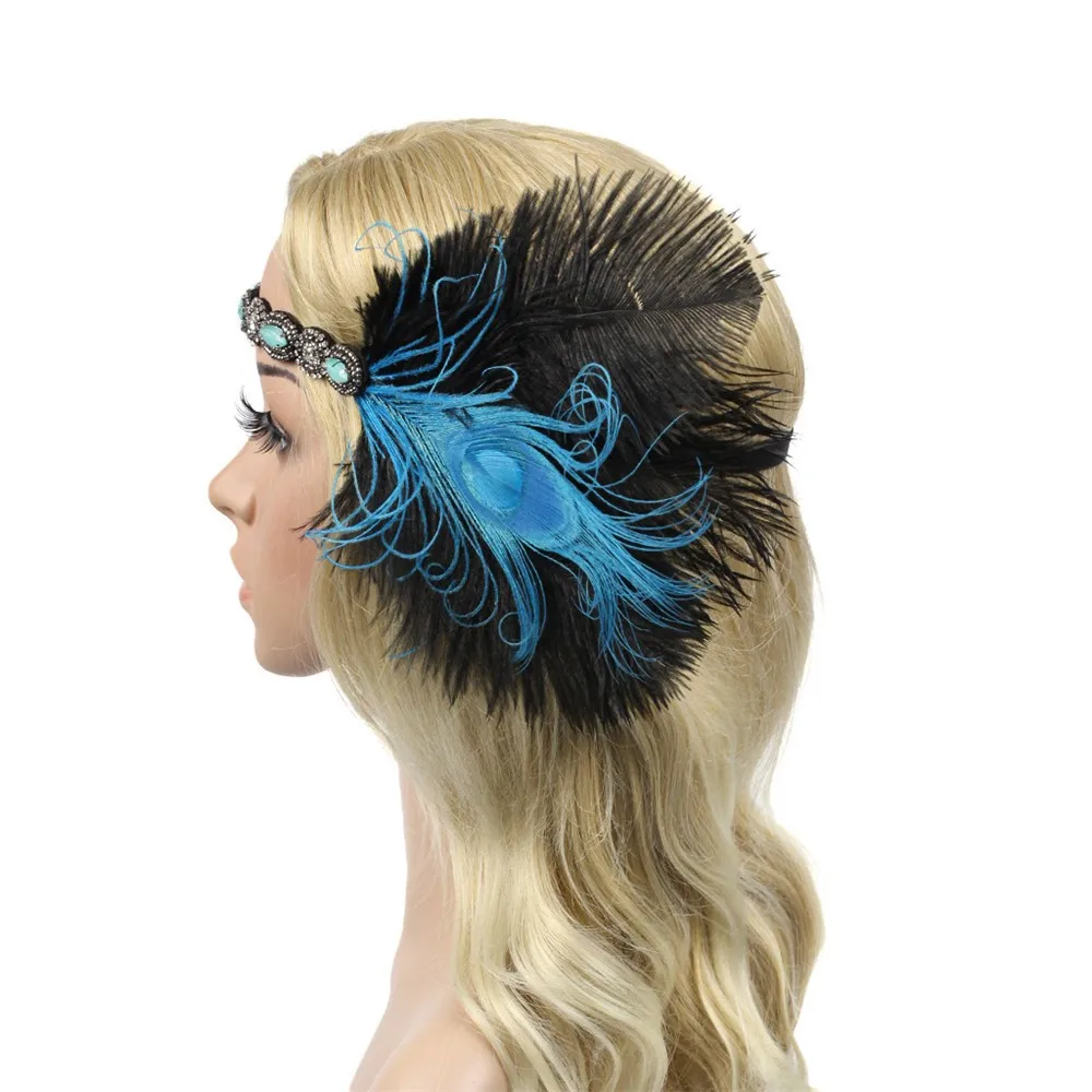 2021 New Headpiece Feather Flapper Headband Vintage Headwrap Bandage Girls Party Hair Accessories 6 Colors
2021 New Headpiece Feather Flapper Headband Vintage Headwrap Bandage Girls Party Hair Accessories 6 Colors