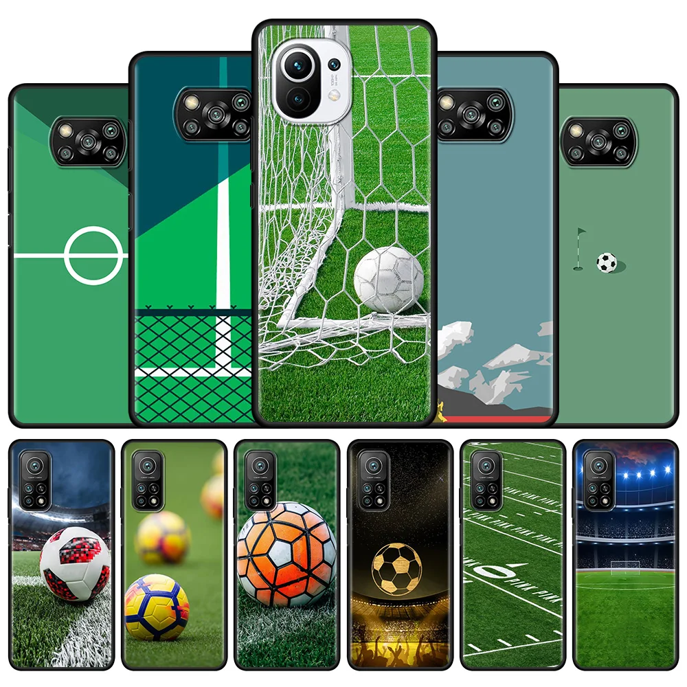 Silicone Phone Case for Xiaomi Mi Poco X3 Pro M3 Pro 5G F3 Pocophone F1 Funda Capa Back Cover Glam Football Field
Silicone Phone Case for Xiaomi Mi Poco X3 Pro M3 Pro 5G F3 Pocophone F1 Funda Capa Back Cover Glam Football Field