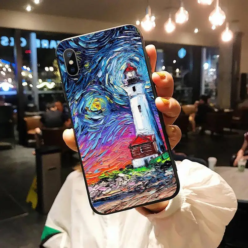 Starry sky oil painting Sunflower sea art Phone Case for iPhone 11 12 pro XS MAX 8 7 6 6S Plus X 5S SE 2020 XR
Starry sky oil painting Sunflower sea art Phone Case for iPhone 11 12 pro XS MAX 8 7 6 6S Plus X 5S SE 2020 XR