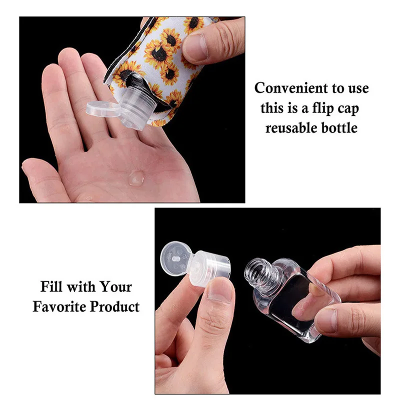 Q Hand Sanitizer Keychain Holder Travel Bottle Refillable Container 30ml Flip Cap Portable Reusable Bottles Keychain
Q Hand Sanitizer Keychain Holder Travel Bottle Refillable Container 30ml Flip Cap Portable Reusable Bottles Keychain