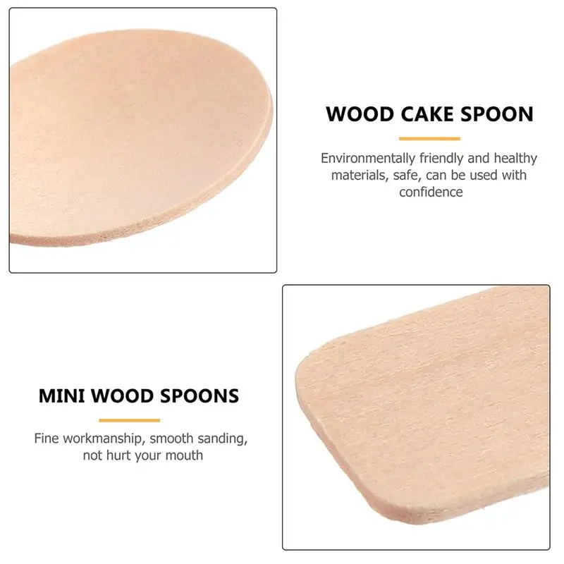 1 Set Of Disposable Wooden Dessert Spoons For Parties / BBQ / Picnics Disposable Wooden Spoon Cake Dessert Spoon 
1 Set Of Disposable Wooden Dessert Spoons For Parties / BBQ / Picnics Disposable Wooden Spoon Cake Dessert Spoon