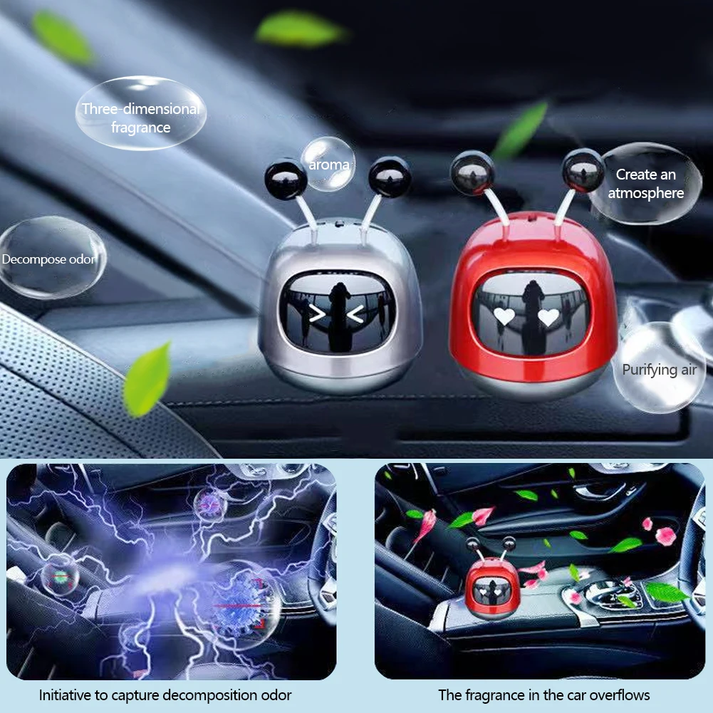 Cut Robot Car Diffuser Air Vent Cleaner Car Perfume Air Freshener Robot Interior Accessories Solid Fragrance Car Ornament Decor
Cut Robot Car Diffuser Air Vent Cleaner Car Perfume Air Freshener Robot Interior Accessories Solid Fragrance Car Ornament Decor