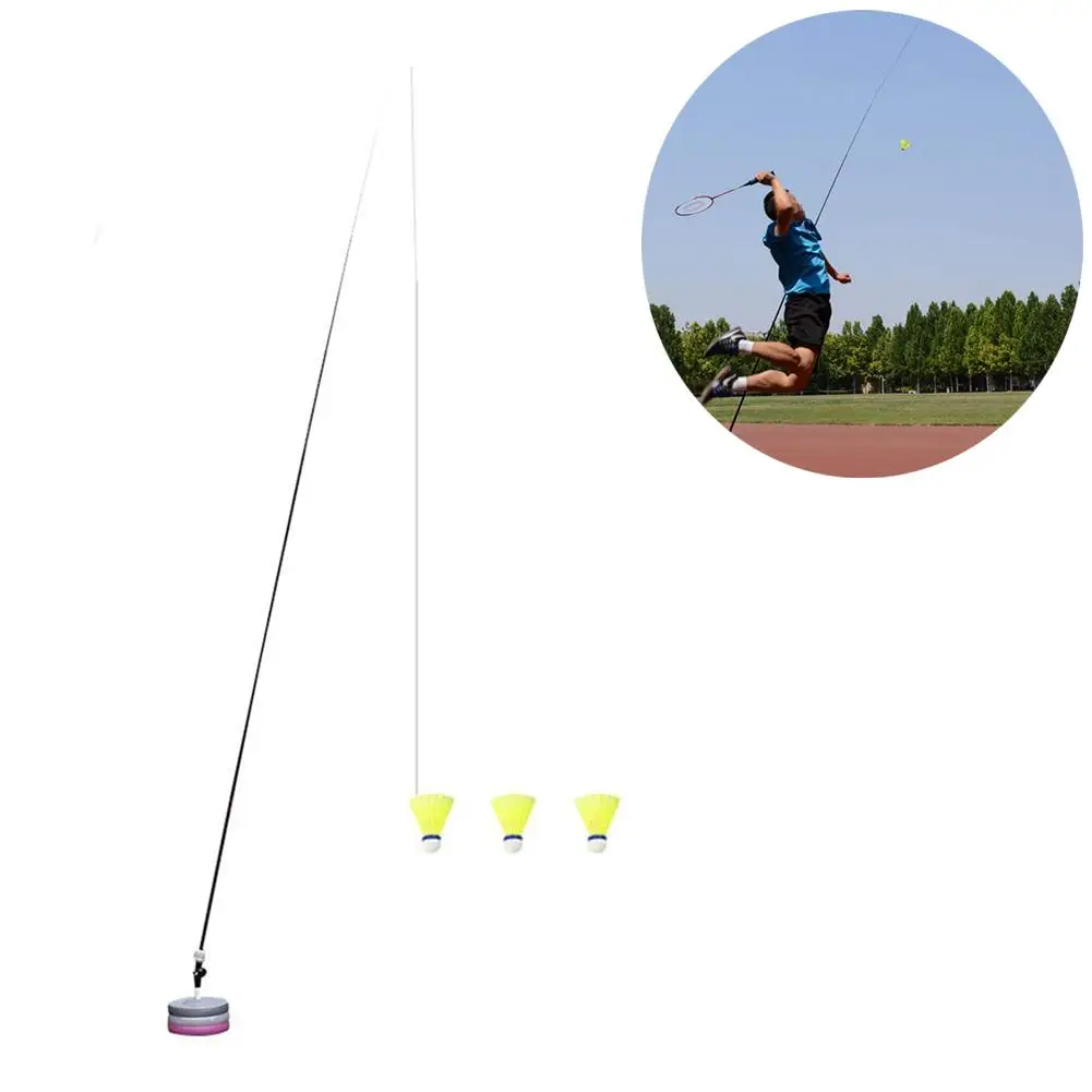 Badminton Trainer Potable Telescopic Elastic Rod Self-study Rebound Power Base Practicing Set For Badminton Learners
Badminton Trainer Potable Telescopic Elastic Rod Self-study Rebound Power Base Practicing Set For Badminton Learners