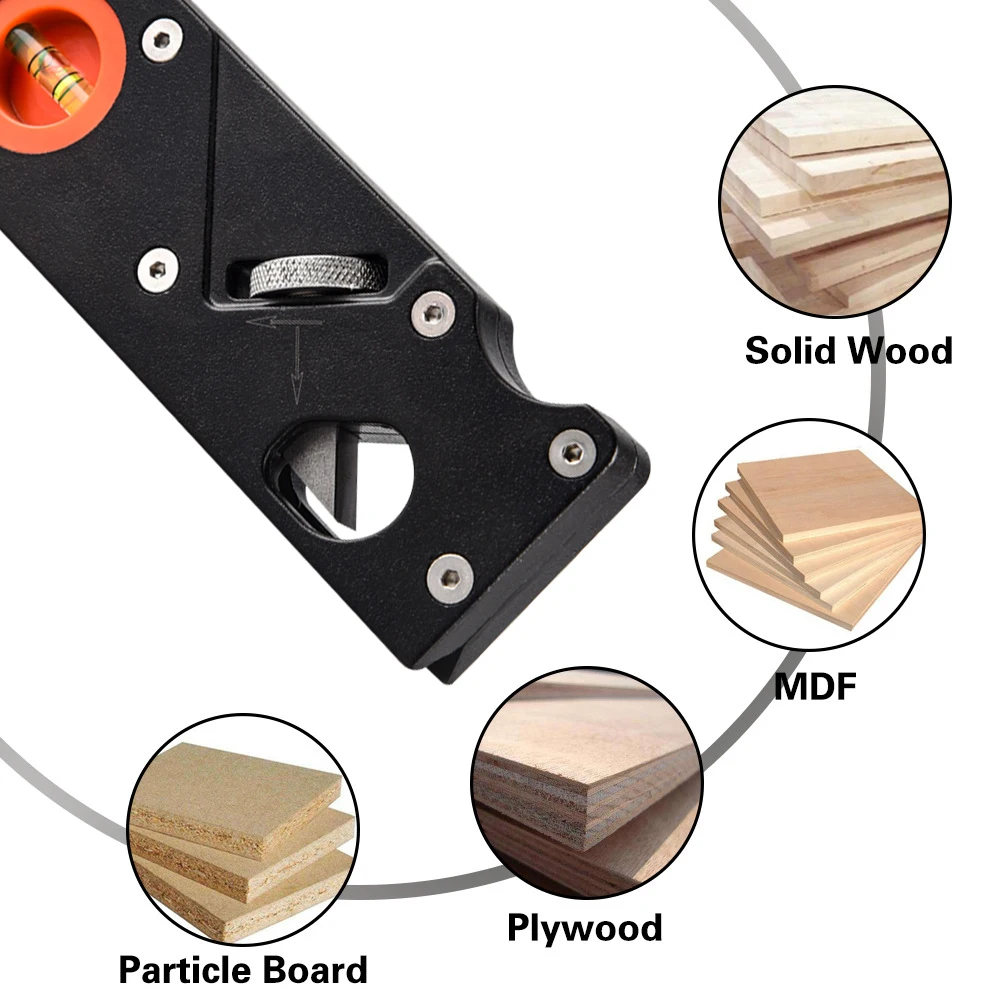 Woodworking Planer Mini Hand Tool 45 Degree Angle Oblique Angle Edge Carpenter Wood Planes w/Spirit Bubble DIY Tools
Woodworking Planer Mini Hand Tool 45 Degree Angle Oblique Angle Edge Carpenter Wood Planes w/Spirit Bubble DIY Tools
