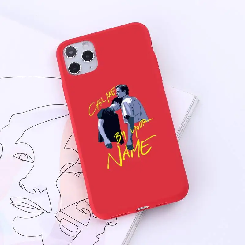 Call Me by Your Name Phone Case Red Candy Color for iPhone 6 7 8 11 12 s mini pro X XS XR MAX Plus
Call Me by Your Name Phone Case Red Candy Color for iPhone 6 7 8 11 12 s mini pro X XS XR MAX Plus