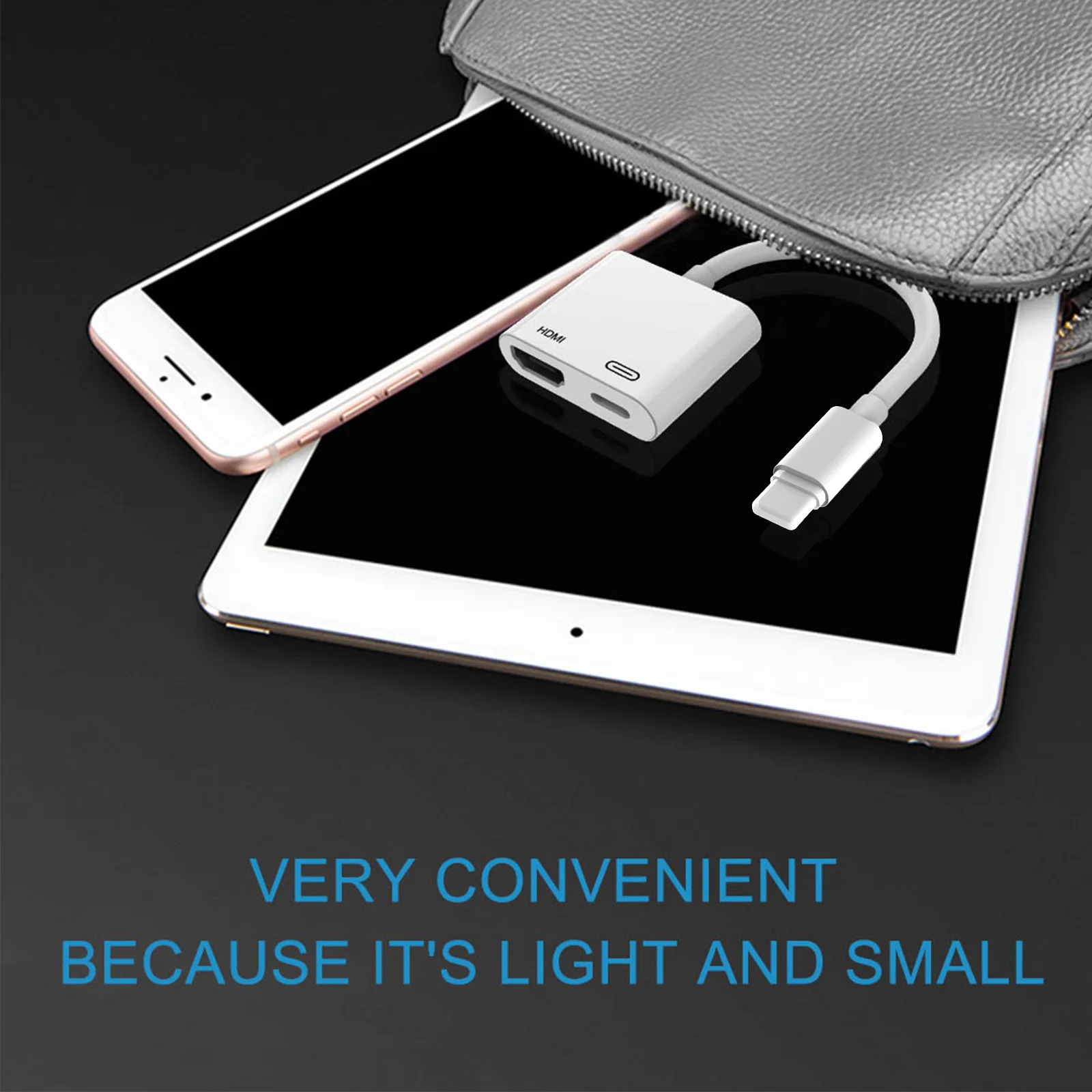 Suitable for Apple mobile phone IPAD to HDMI HD adapter without power supply IOS14 supports online upgrade
Suitable for Apple mobile phone IPAD to HDMI HD adapter without power supply IOS14 supports online upgrade