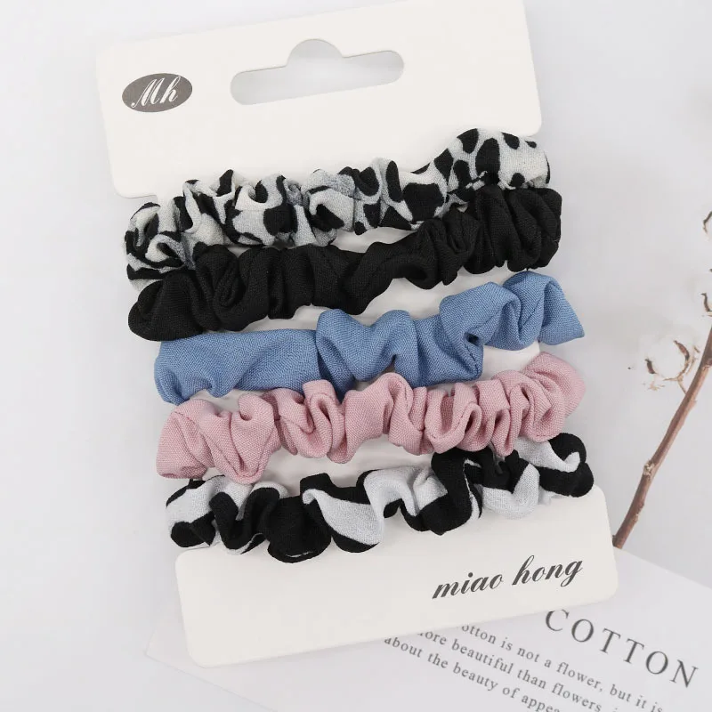 5pcs/set Solid Elastic Scrunchie Hair Ties Rubber Bands for Women Girls Sport Gym Hair Scrunchies Holder Hair Accessories Set
5pcs/set Solid Elastic Scrunchie Hair Ties Rubber Bands for Women Girls Sport Gym Hair Scrunchies Holder Hair Accessories Set