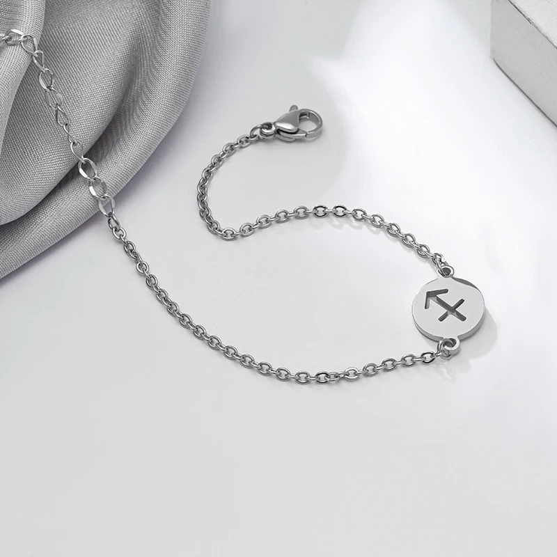 Fashion Constellation Bracelet On Hand Punk Chain Bracelet For Women Men Charm Couple Bracelets Silver Colour 2021 NEW Jewelry
Fashion Constellation Bracelet On Hand Punk Chain Bracelet For Women Men Charm Couple Bracelets Silver Colour 2021 NEW Jewelry