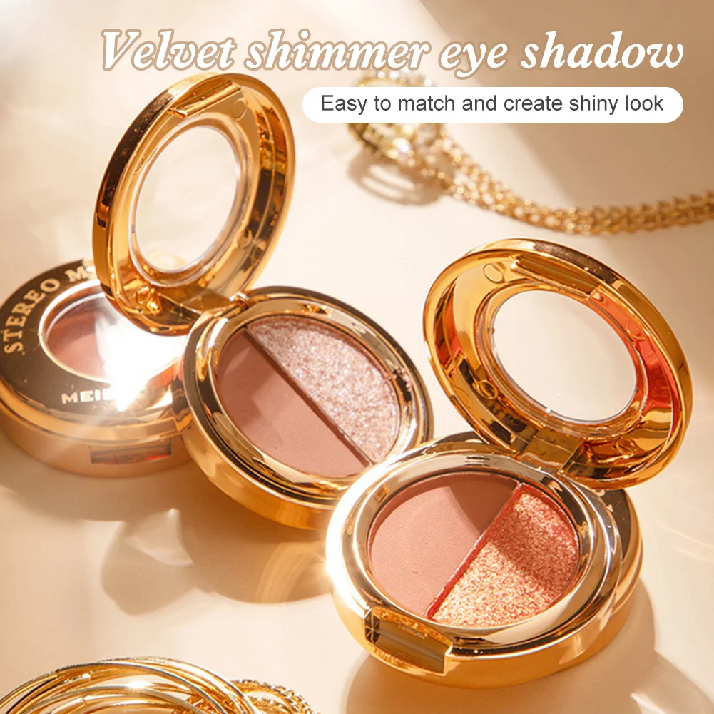2 Colors Matte Shimmer Powder Eyeshadow Palette Long-lasting Waterproof Eye Shadow Charming Eyes Makeup Portable Eyes Cosmetic
2 Colors Matte Shimmer Powder Eyeshadow Palette Long-lasting Waterproof Eye Shadow Charming Eyes Makeup Portable Eyes Cosmetic