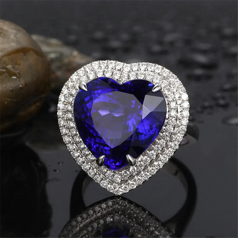 Milan Girl Micro Diamond Blue Zircon Love Heart Ring Fashion Temperament Luxury Jewelry Elegant Wedding Ring
Milan Girl Micro Diamond Blue Zircon Love Heart Ring Fashion Temperament Luxury Jewelry Elegant Wedding Ring