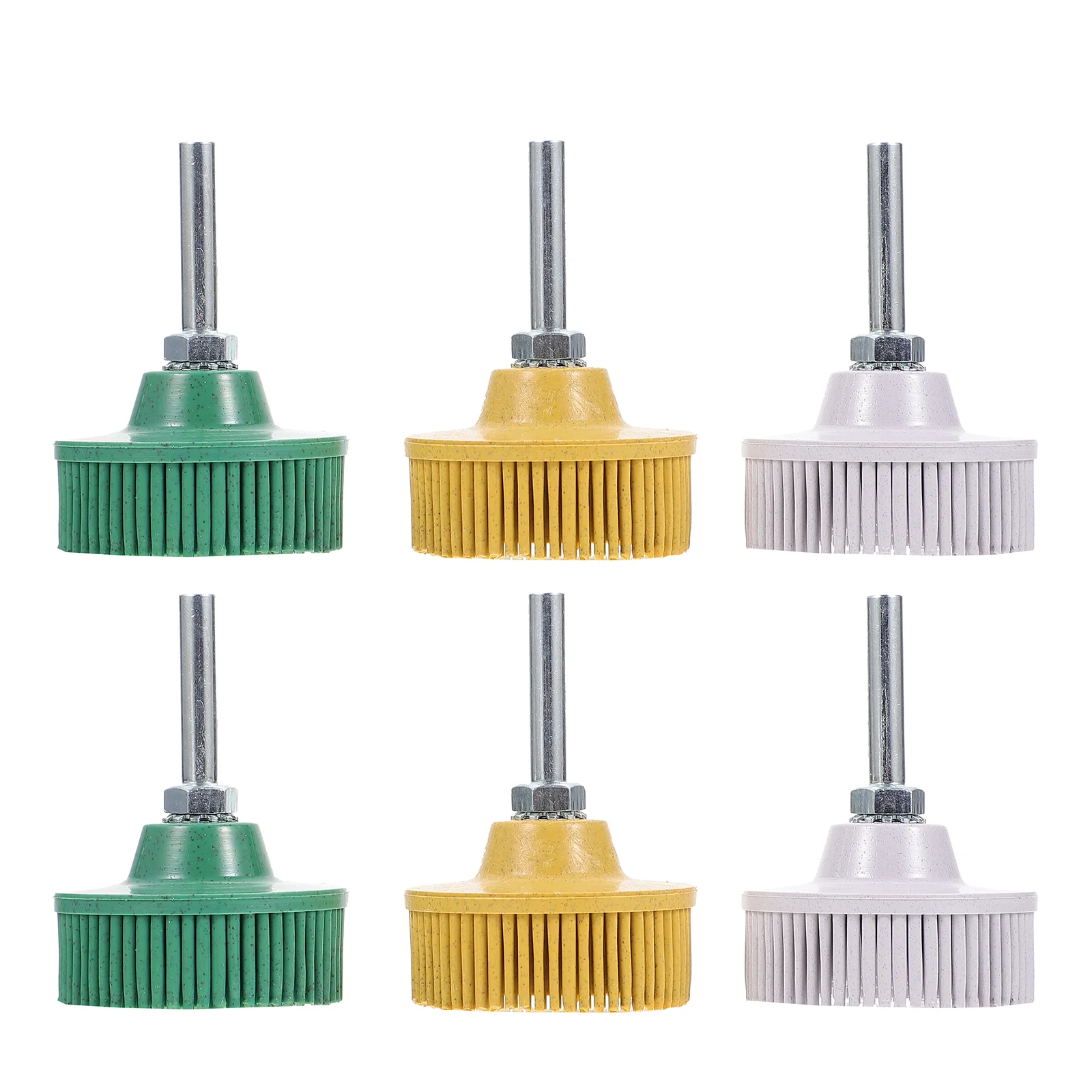 6 PCS Rubber Abrasive Brush Abrasive Coating Removal Disc Deburr Polishing Wheel
6 PCS Rubber Abrasive Brush Abrasive Coating Removal Disc Deburr Polishing Wheel