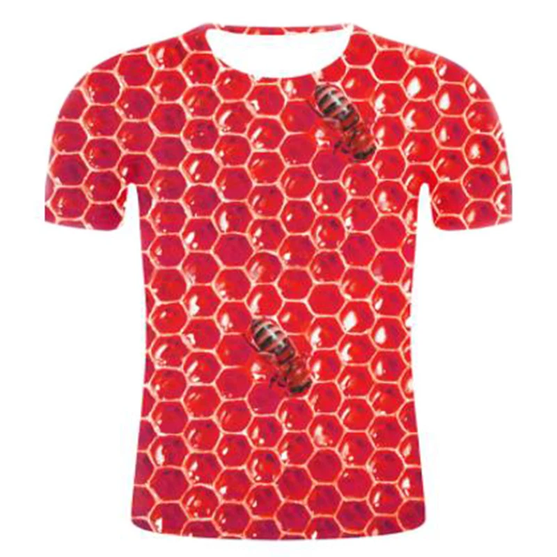 FEMSKIS Men's T-shirt 3D Printing Graphic Honeycomb Large Size Short Sleeve Daily Street Clothing Exaggerated Blue Purple Red
FEMSKIS Men's T-shirt 3D Printing Graphic Honeycomb Large Size Short Sleeve Daily Street Clothing Exaggerated Blue Purple Red