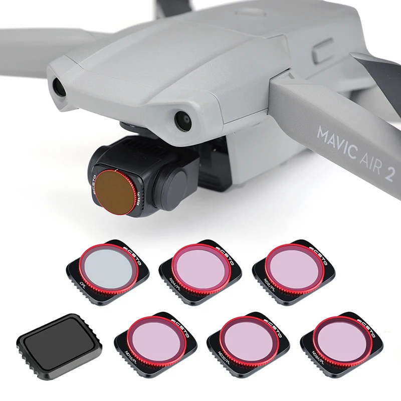 Фильтр объектива для DJI Mavic Air 2 Профессиональный фильтр дрона с УФ фильтром CPL