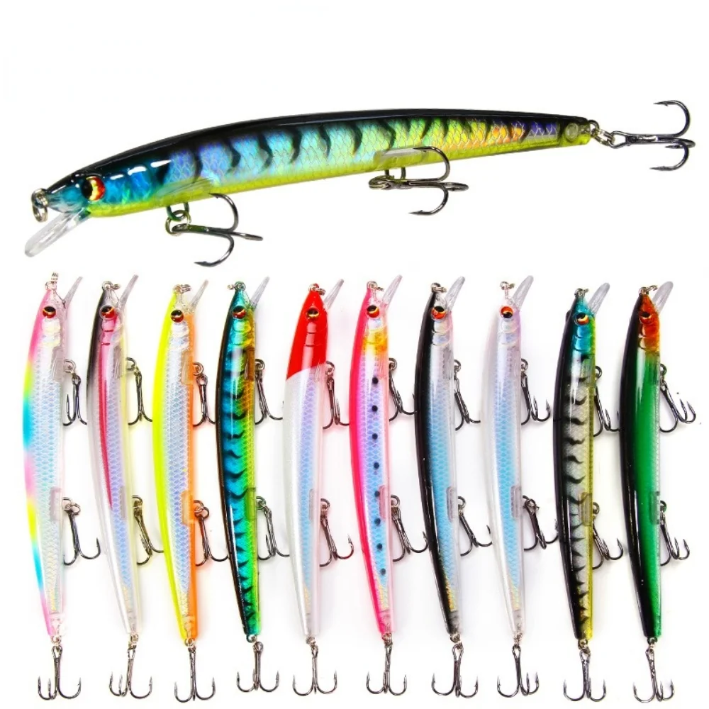 Приманка Luya Minnow13.5cm15.4g летающий человек бросает плавающую лазерную жесткую приманку далеко, чтобы поймать окуня в пресной воде
Приманка Luya Minnow13.5cm15.4g летающий человек бросает плавающую лазерную жесткую приманку далеко, чтобы поймать окуня в пресной воде