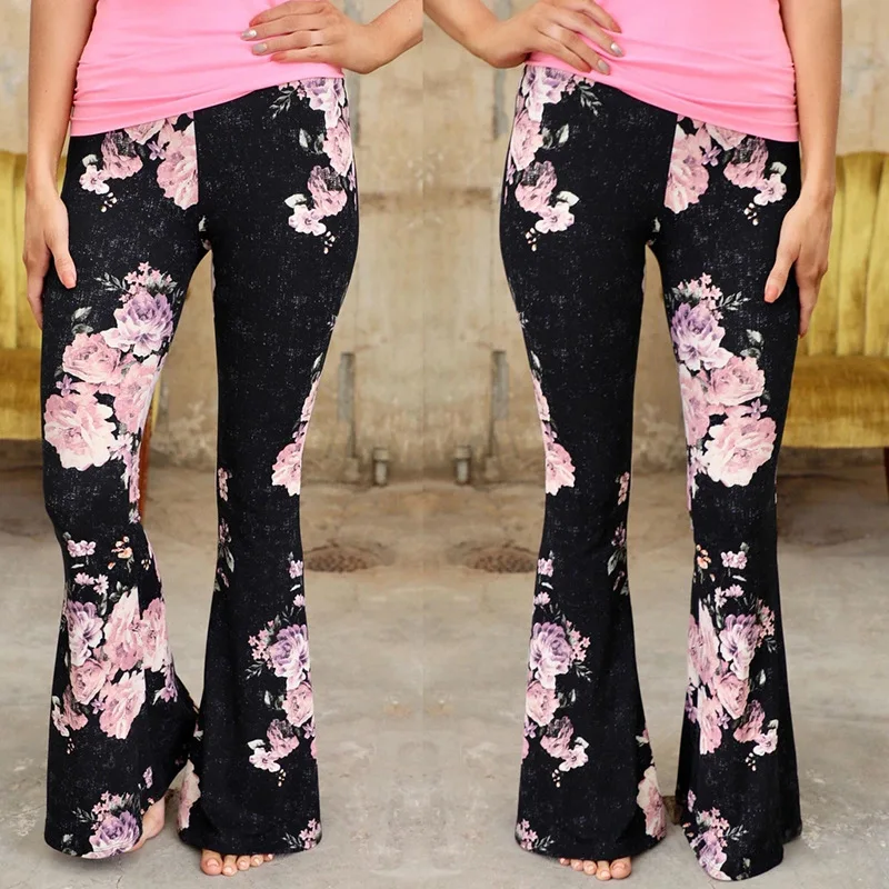 Summer Fashion Tight Hip Women Pants Retro Floral Print Pattern Wide Leg Big Flare High Waist Trousers Casual Female Bottom
Summer Fashion Tight Hip Women Pants Retro Floral Print Pattern Wide Leg Big Flare High Waist Trousers Casual Female Bottom