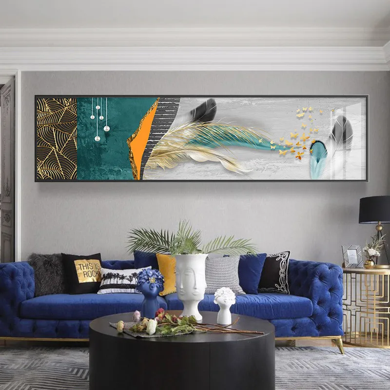Creative Modern Geometry Feather Abstract Deer Wall Art Canvas Painting Posters Pictures Print For Office Living Room Home Decor
Creative Modern Geometry Feather Abstract Deer Wall Art Canvas Painting Posters Pictures Print For Office Living Room Home Decor