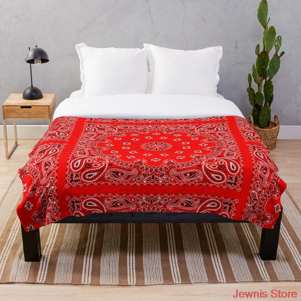 Red Bandana Throw Blanket Home Textile polar microfiber blanket cover the bed 200x230cm sofa blanket small blanket for kids
Red Bandana Throw Blanket Home Textile polar microfiber blanket cover the bed 200x230cm sofa blanket small blanket for kids