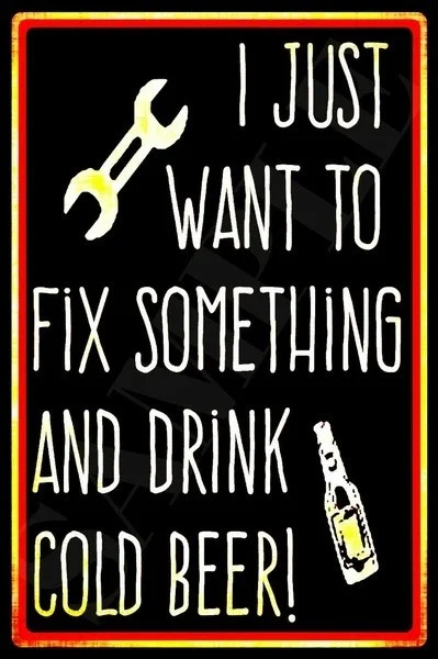 Retro wall decoration home decoration *MECHANIC LOVES BEER!* METAL SIGN 8X12 FUNNY BAR GARAGE MAN CAVE FIX
Retro wall decoration home decoration *MECHANIC LOVES BEER!* METAL SIGN 8X12 FUNNY BAR GARAGE MAN CAVE FIX
