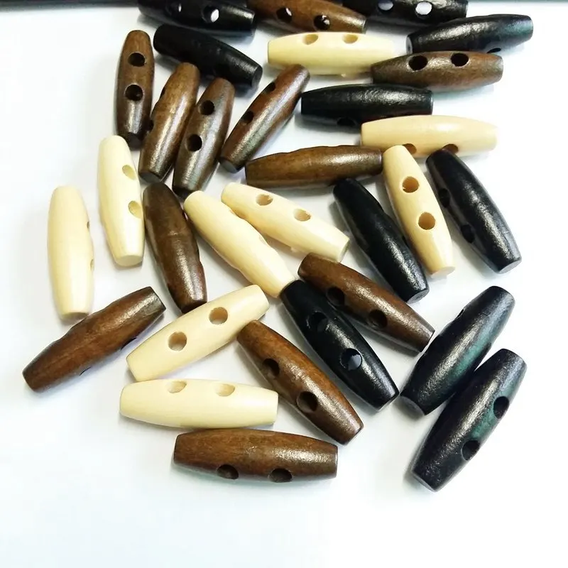 30Pcs Wooden Horn Buckle 30mm 2 holes Buttons for Sewing Scrapbooking Crafts For Large Duffel Coat Clothes Accessories
30Pcs Wooden Horn Buckle 30mm 2 holes Buttons for Sewing Scrapbooking Crafts For Large Duffel Coat Clothes Accessories