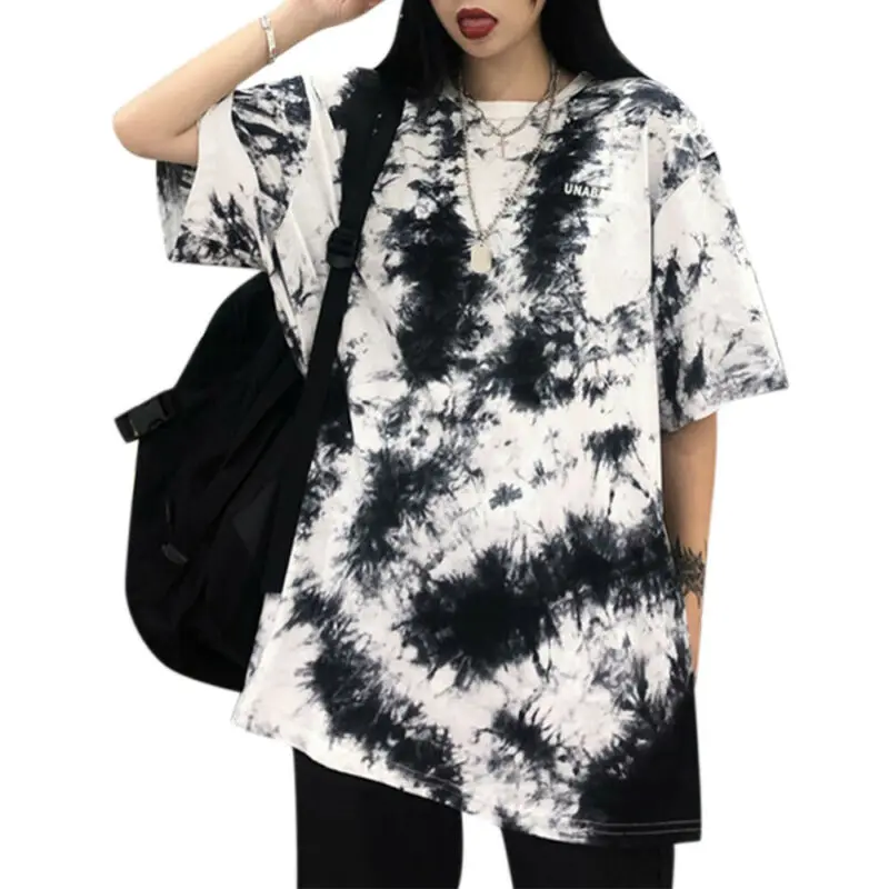 Womens Short Sleeve Tie Dye T-shirts Summer Loose Casual Crew Neck Tunic Tops
Womens Short Sleeve Tie Dye T-shirts Summer Loose Casual Crew Neck Tunic Tops