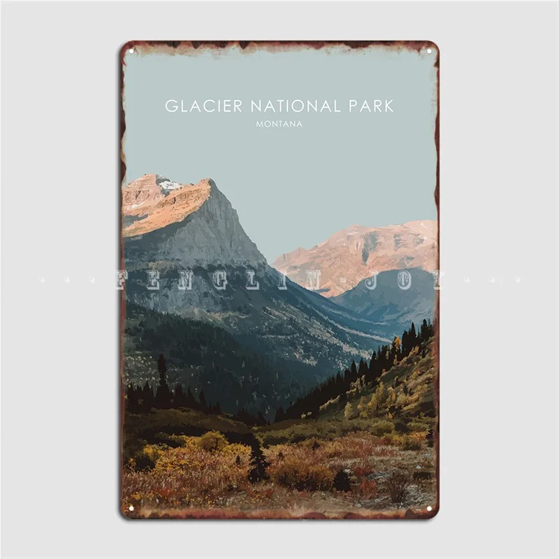 Glacier National Park Art Poster Metal Plaque Cinema Garage Pub Garage Design Plaques Tin Sign Poster
Glacier National Park Art Poster Metal Plaque Cinema Garage Pub Garage Design Plaques Tin Sign Poster