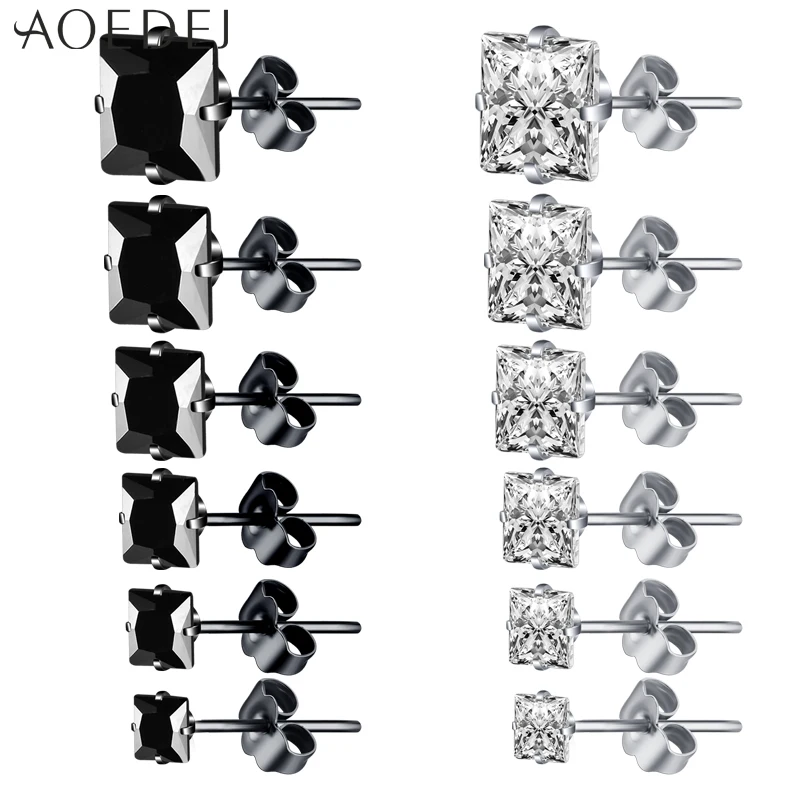 AOEDEJ 6pair/lot Stainless Steel Round Stud Earring Set 20g CZ Crystal Ear Studs Silver Plated Tragus Cartilage Helix Piercings
AOEDEJ 6pair/lot Stainless Steel Round Stud Earring Set 20g CZ Crystal Ear Studs Silver Plated Tragus Cartilage Helix Piercings