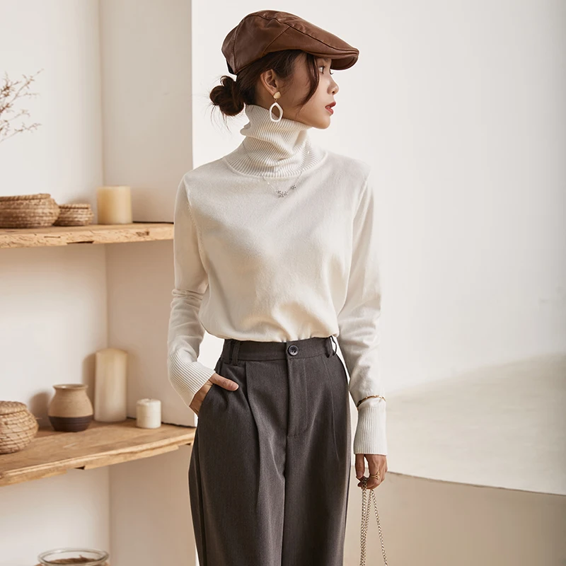 Korean Style Turtelneck Sweater Casual Fashion Slim Pullover Long Sleeve Turtelneck Sweater Ropa Mujer Women's Clothing DB60MY
Korean Style Turtelneck Sweater Casual Fashion Slim Pullover Long Sleeve Turtelneck Sweater Ropa Mujer Women's Clothing DB60MY