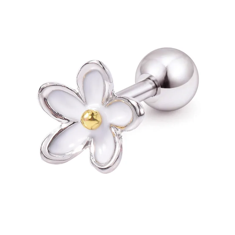 1Pcs New Fashion Zircon Blossom Flower Ear Tragus Ear Cartilage Earring Stud Barbells Piercing Body Tool Jewelry For Women
1Pcs New Fashion Zircon Blossom Flower Ear Tragus Ear Cartilage Earring Stud Barbells Piercing Body Tool Jewelry For Women