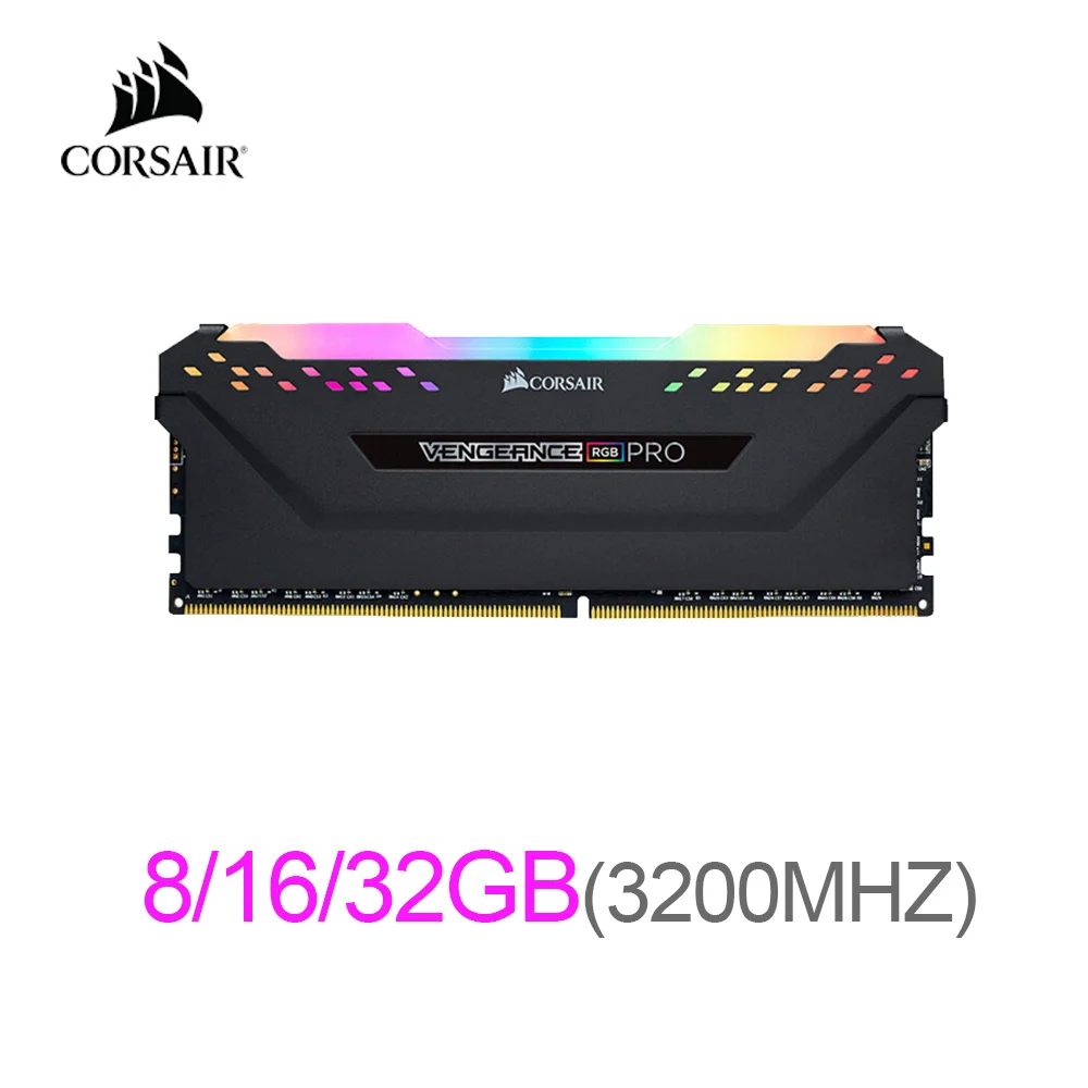 CORSAIR VENGEANCE RGB PRO 3200 МГц 8 Гб (1x8 ГБ) 16 (1x16 Гб) DDR4 D RAM C16 память игровой ПК Ram|Оперативная