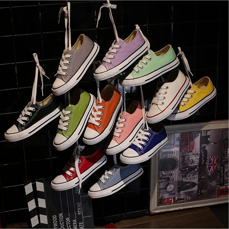 New Toddler Girl Sneakers Boy Shoes Kids Jelly Color Canvas Shoes Casual Lace Up Classic Flats Children Shoes for Student
New Toddler Girl Sneakers Boy Shoes Kids Jelly Color Canvas Shoes Casual Lace Up Classic Flats Children Shoes for Student