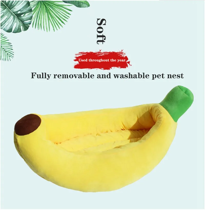 Lovely banana Cat House Pet Small Dog Bed Warm Kennel Cat Dog lounger Bed Rabbit Hamster Nest Bed Pet House Dog Lounge
Lovely banana Cat House Pet Small Dog Bed Warm Kennel Cat Dog lounger Bed Rabbit Hamster Nest Bed Pet House Dog Lounge