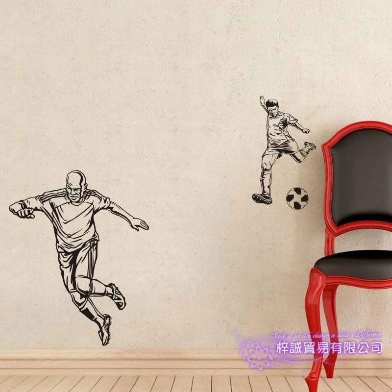 Football Player Wall Sticker Sports Decal Kids Room Decoration Posters Vinyl Car Soccer Player Decal
Football Player Wall Sticker Sports Decal Kids Room Decoration Posters Vinyl Car Soccer Player Decal