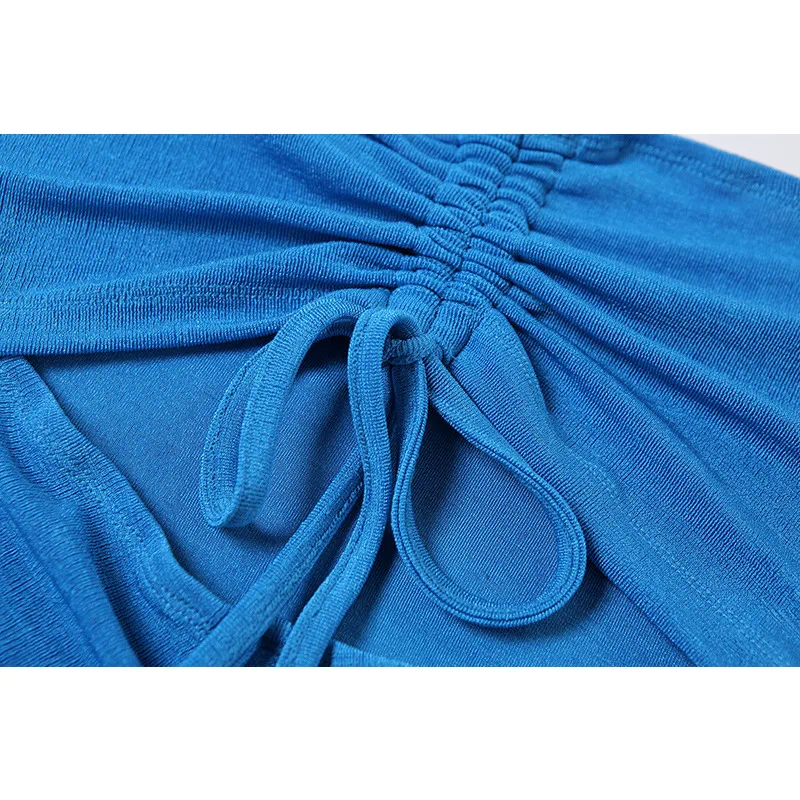 Mozision Halter Hollow Out Backless Dress For Women's Blue Summer Sleeveless Bodycon Dresses Femme Beach Holiday Dress Vestidos
Mozision Halter Hollow Out Backless Dress For Women's Blue Summer Sleeveless Bodycon Dresses Femme Beach Holiday Dress Vestidos