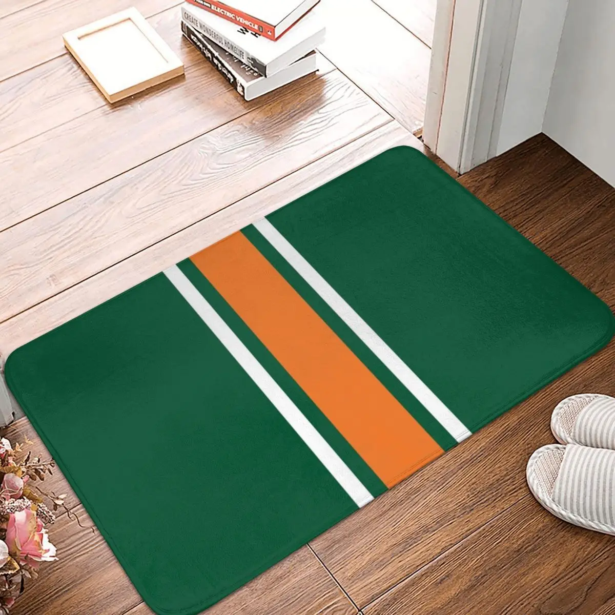 Green White Orange Vertical Power Stripe Doormat Carpet Mat Rug Polyester Anti-slip Floor Decor Bath Bathroom Kitchen Balcony
Green White Orange Vertical Power Stripe Doormat Carpet Mat Rug Polyester Anti-slip Floor Decor Bath Bathroom Kitchen Balcony