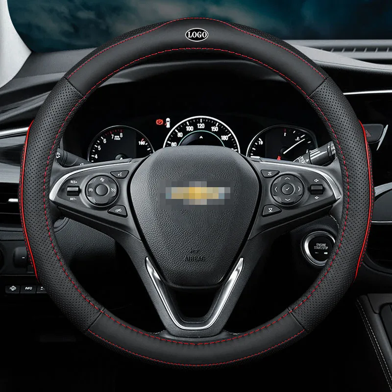 No Smell Thin Car Genuine Leather Steering Wheel Covers for Chevrolet Captiva Sonic Colorado Cruze Spin Optra Accessories
No Smell Thin Car Genuine Leather Steering Wheel Covers for Chevrolet Captiva Sonic Colorado Cruze Spin Optra Accessories