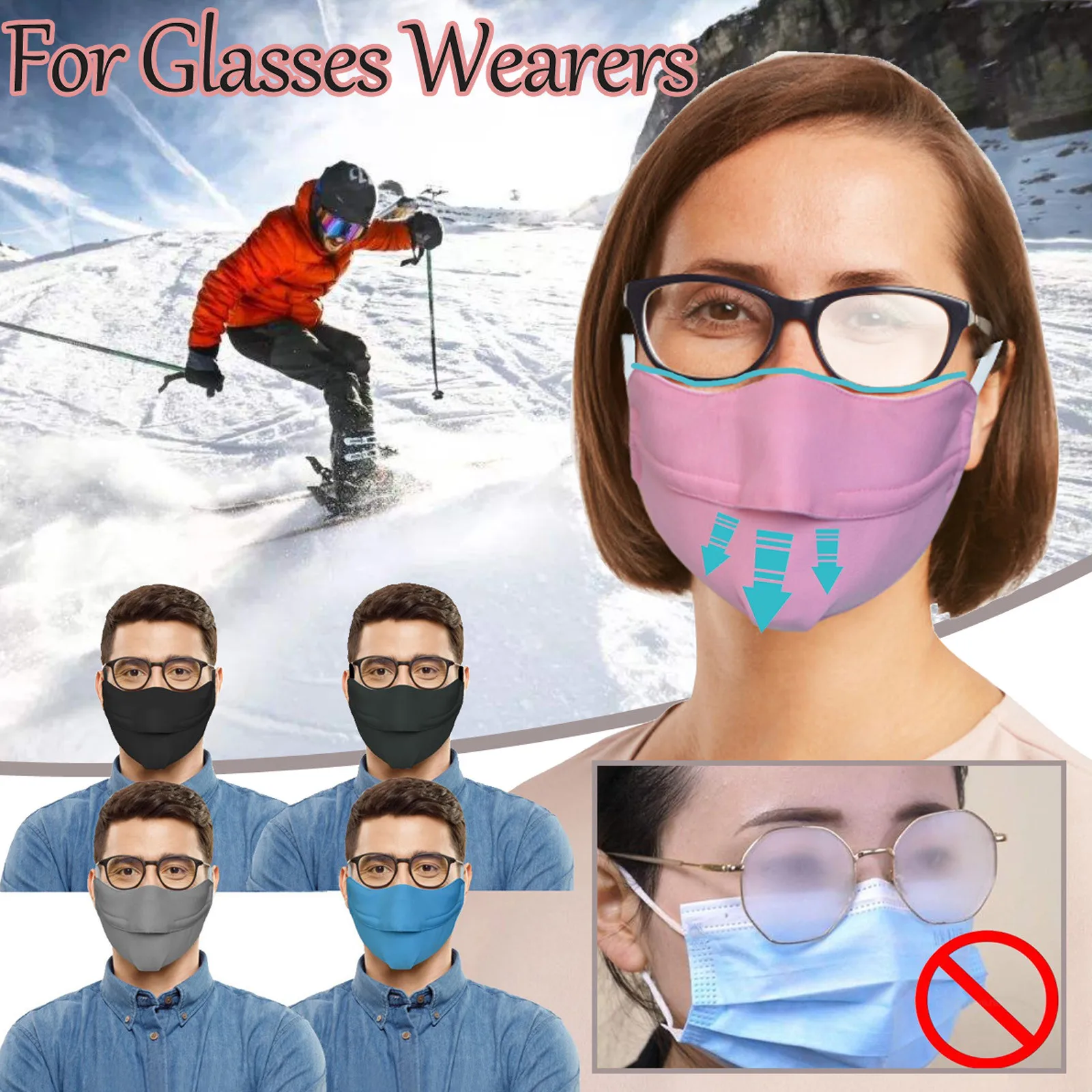 Outdoor Hygiene Mask 5Pcs Adult For Glasses Wearers Prevent Fogging Adjusting Buckle Outdoor Sport Breathable Mascarilla
Outdoor Hygiene Mask 5Pcs Adult For Glasses Wearers Prevent Fogging Adjusting Buckle Outdoor Sport Breathable Mascarilla