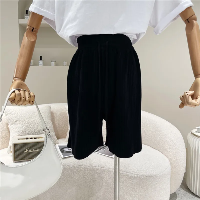 Women's Clothing Spring Summer Loose Straight Pit Knitted Pants 2021high Waist Drawstring Solid Color Sports Joker Casual Shorts
Women's Clothing Spring Summer Loose Straight Pit Knitted Pants 2021high Waist Drawstring Solid Color Sports Joker Casual Shorts
